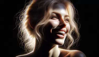 mujer claroscuro