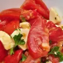 Receta de Tomate en vinagreta de mostaza