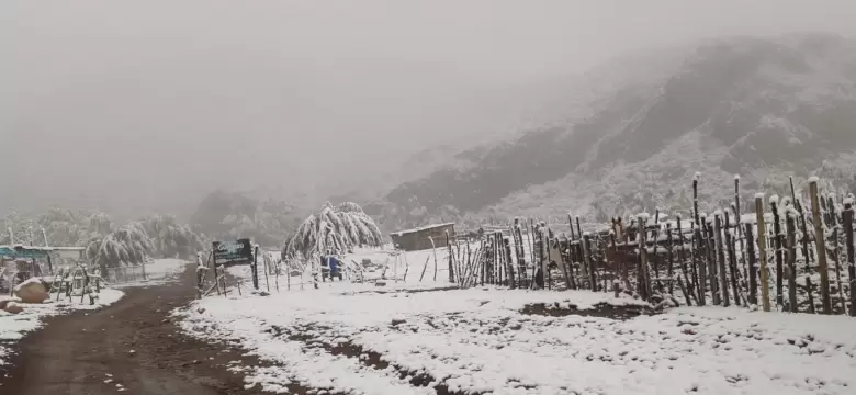 Nieve en Valle de Uco