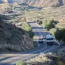 (Video) La impresionante fuerza del agua que cort� la ruta 144, a la altura de la Cuesta de los Terneros