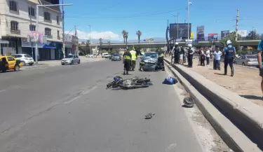 Accidente Acceso Este ingreso a Mendoza
