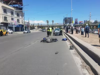Accidente Acceso Este ingreso a Mendoza