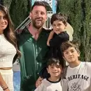 Lionel Messi arrib con su familia a Rosario para pasar las fiestas