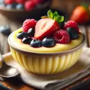La receta de un sencillo delicioso postre con huevo y sin harina