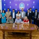 Cornejo y Mema presentaron en sociedad al gabinete de otro s�per Ministerio