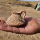 Soldados realizan milenario descubrimiento arqueolgico a escasos metros de la Franja de Gaza