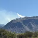 Contina sin pausa el mega operativo para sofocar el incendio en Valle Grande