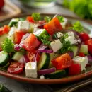 La receta de ensalada griega que llevará el Mediterráneo a tu mesa