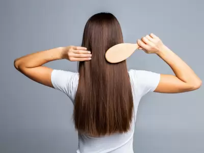 pelo largo belleza