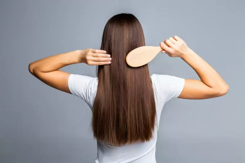 pelo largo belleza