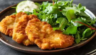 milanesa ensalada