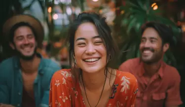 mujer risa