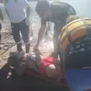 Rescataron a un hombre que se arroj al dique Potrerillos y se golpe la cabeza