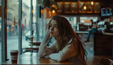 mujer solitaria