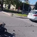 Una motociclista sufri heridas graves tras un accidente vial en San Rafael