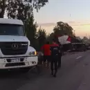 Tragedia en Ruta 40: un hombre muri tras un importante choque de camiones