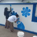 Estudiantes secundarios de La Paz impulsan un proyecto de arte visual en su escuela