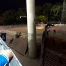 (Video) Violentos enfrentamientos entre hinchas de Godoy Cruz y la Polica