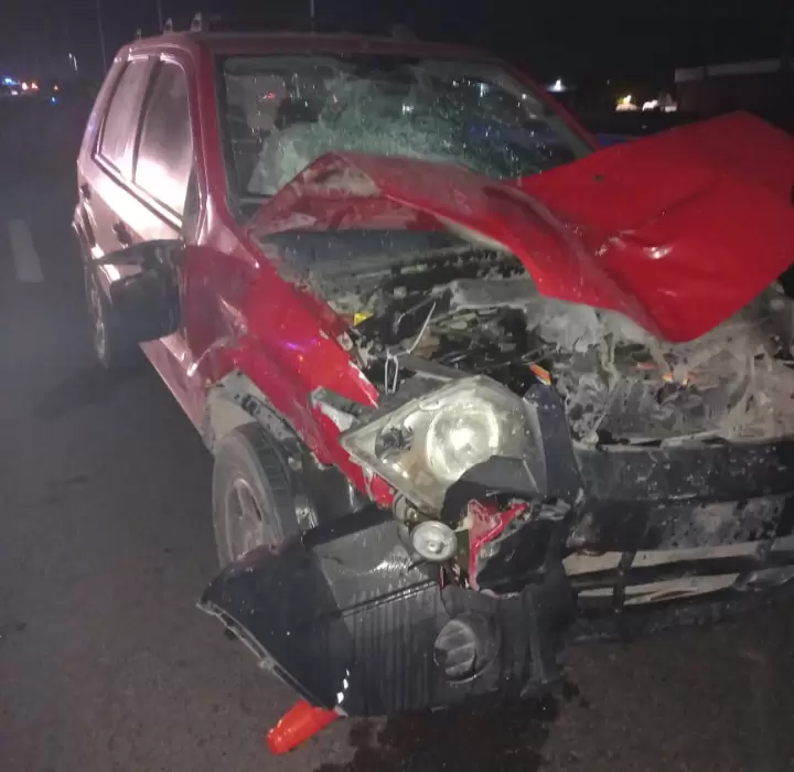 Accidente acceso Sur