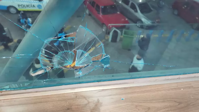 Vandalismo en terminal de San Mart�n