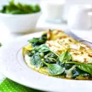 La incre�ble receta de omelette con claras de huevo y espinacas