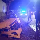 Un auto se estrell contra un rbol en Rodeo del Medio y el conductor muri en el acto