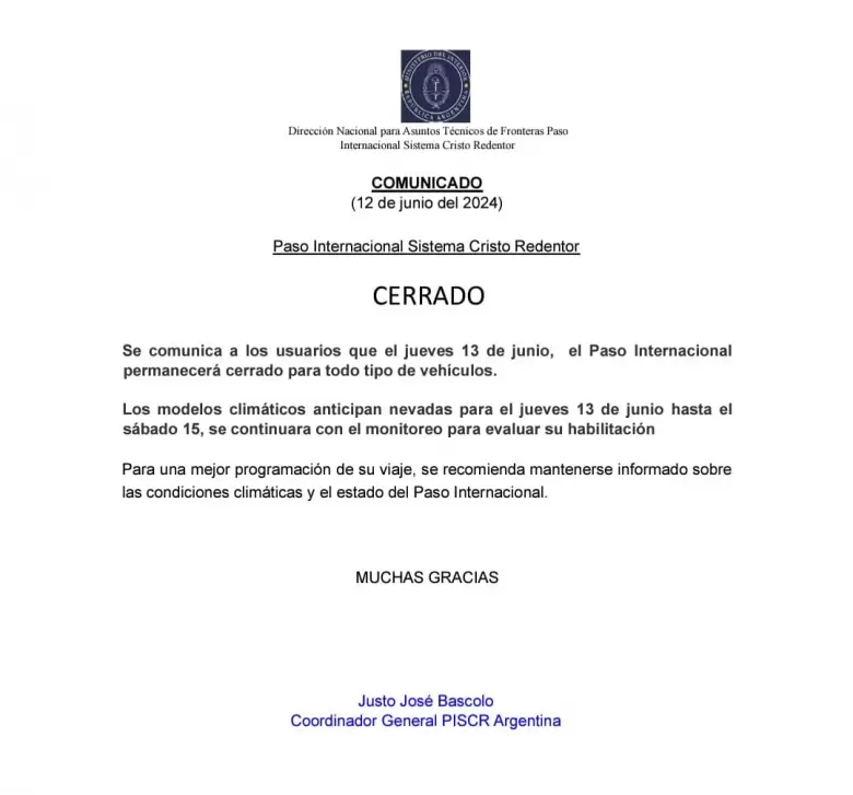 comunicado