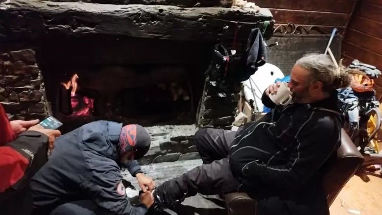 Rescate del andinista en la monta�a