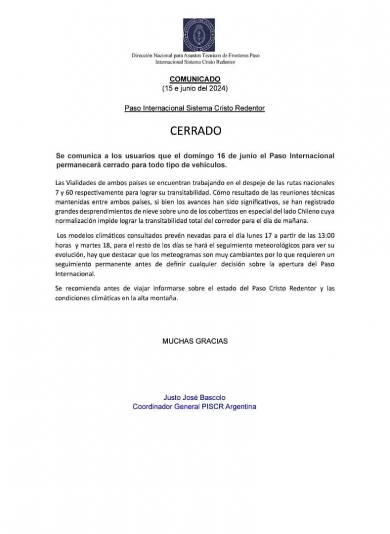 paso cerrado