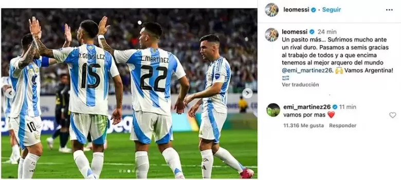 messi - dibu