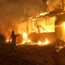 Un incendio destruy� por completo una casa en Guaymall�n