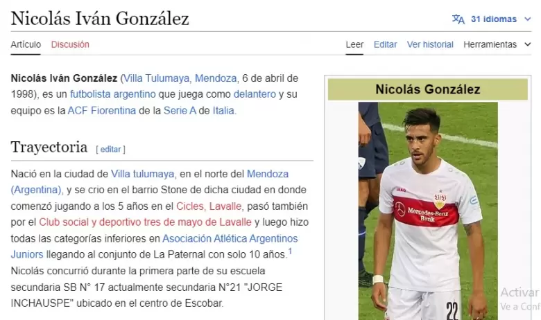 Nico Gonz�lez wikipedia