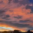 Las impresionantes imágenes que dejó el atardecer en la provincia de Mendoza