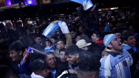 selecci�n regreso hinchas