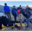 Se recupera la mujer que se accident� y fue rescatada en Cacheuta