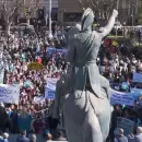 Masiva protesta de productores de Mendoza por el cierre del sistema antigranizo