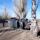 Un conductor borracho volc� en Santa Rosa y se encuentra en grave estado