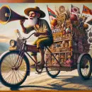 Personajes de pueblo: El pregonero Gatica, el de ��g�evaditas pa� los chicoooos!�