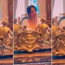 En el sill�n de Rivadavia: Se filtr� un nuevo y pol�mico video de Tamara Pettinato en Casa Rosada