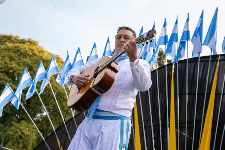 HOMENAJE A SAN MART�N PLAZA INDEPENDENCIA