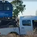Chocaron una camioneta y un tren en Maip�: Una mujer qued� gravemente herida