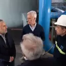 (Video) Cornejo puso en marcha una importante ampliaci�n de la planta potabilizadora Alto Godoy