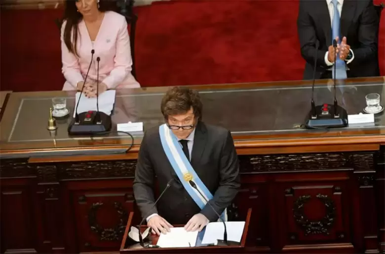 Milei en el Congreso y la presentación del presupuesto