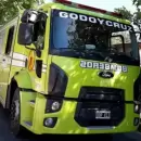 Bomberos fueron atacados a piedrazos mientras combat�an un incendio en Godoy Cruz