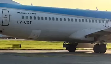 avion sin rueda