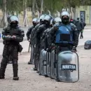 Habr� un fuerte operativo policial en el Parque por los partidos de la Lepra y el Tomba