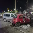 Un conductor ebrio resultó con heridas luego de chocar contra otro auto en Ciudad