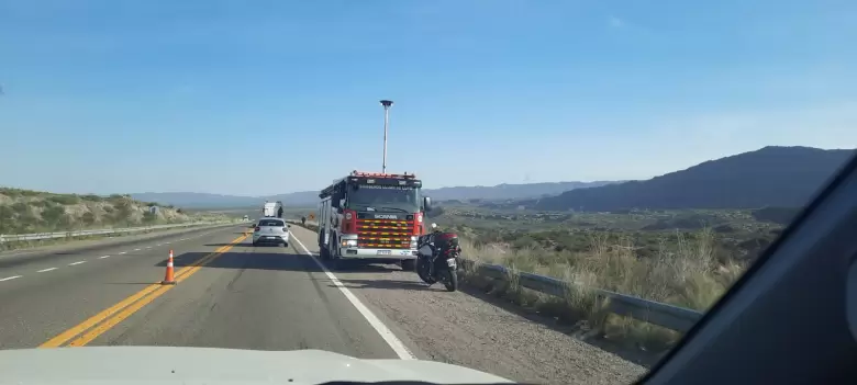 Cacheuta: motociclista cay� a un barranco