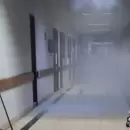 Tensi�n en el Hospital Central luego de que un cortocircuito provocara un principio de incendio