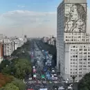 Milei propone demoler un edificio con la imagen de Eva Per�n